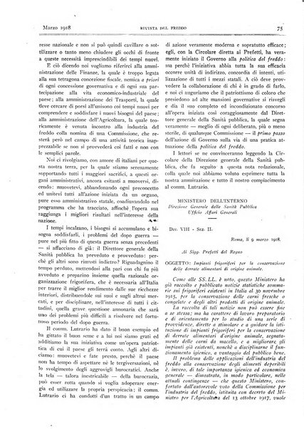 Rivista del freddo periodico mensile illustrato tecnico, scientifico, economico, commerciale