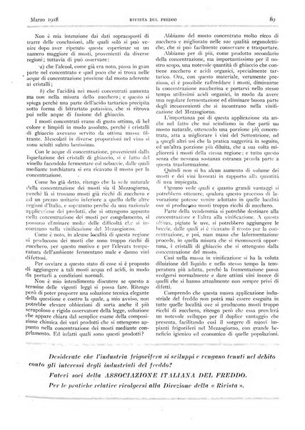 Rivista del freddo periodico mensile illustrato tecnico, scientifico, economico, commerciale