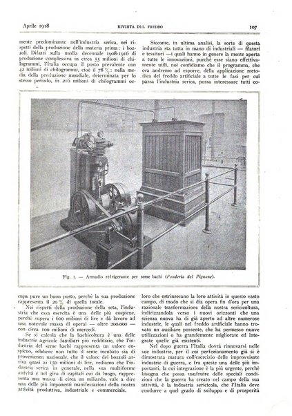 Rivista del freddo periodico mensile illustrato tecnico, scientifico, economico, commerciale