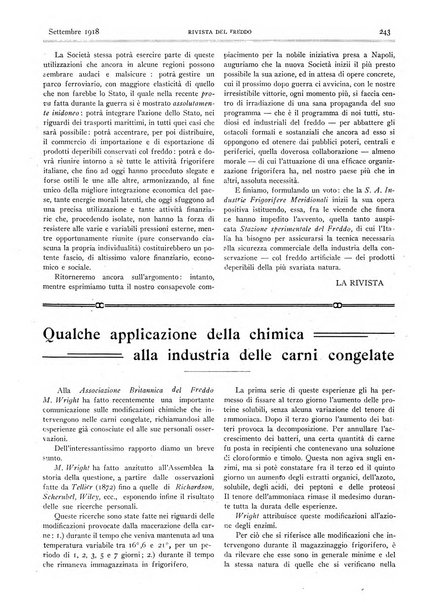 Rivista del freddo periodico mensile illustrato tecnico, scientifico, economico, commerciale