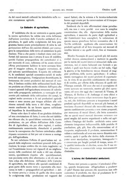 Rivista del freddo periodico mensile illustrato tecnico, scientifico, economico, commerciale