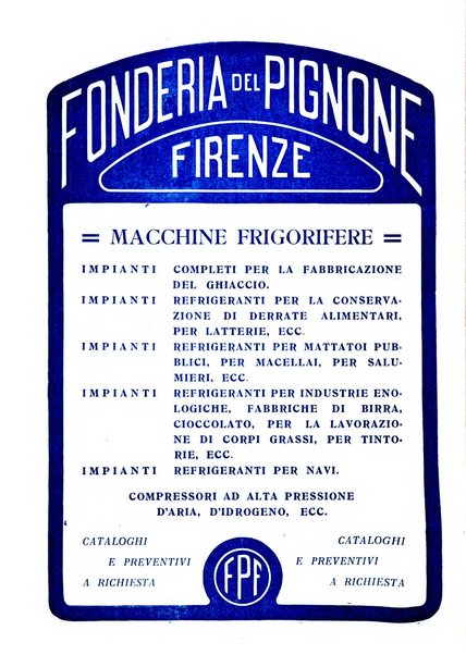 Rivista del freddo periodico mensile illustrato tecnico, scientifico, economico, commerciale