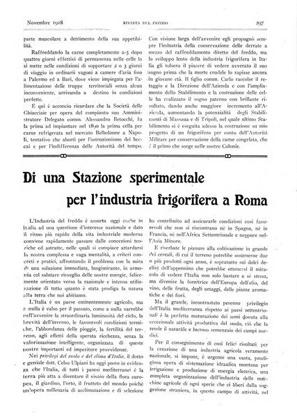 Rivista del freddo periodico mensile illustrato tecnico, scientifico, economico, commerciale