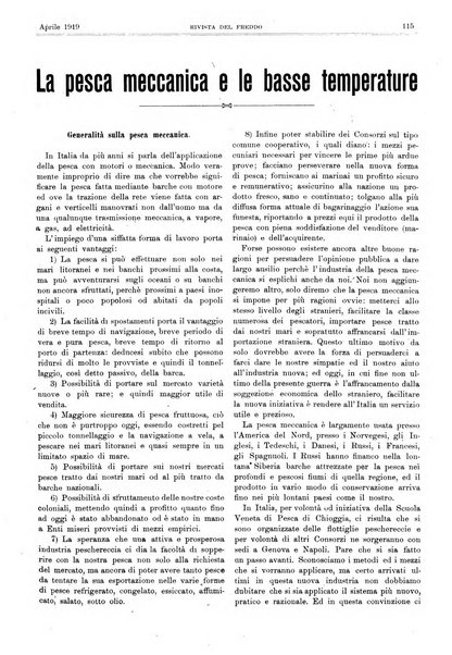 Rivista del freddo periodico mensile illustrato tecnico, scientifico, economico, commerciale