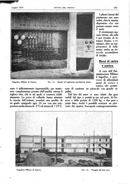 Rivista del freddo periodico mensile illustrato tecnico, scientifico, economico, commerciale