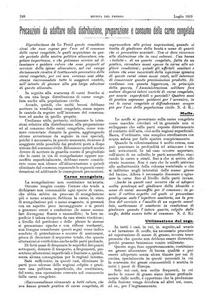 Rivista del freddo periodico mensile illustrato tecnico, scientifico, economico, commerciale