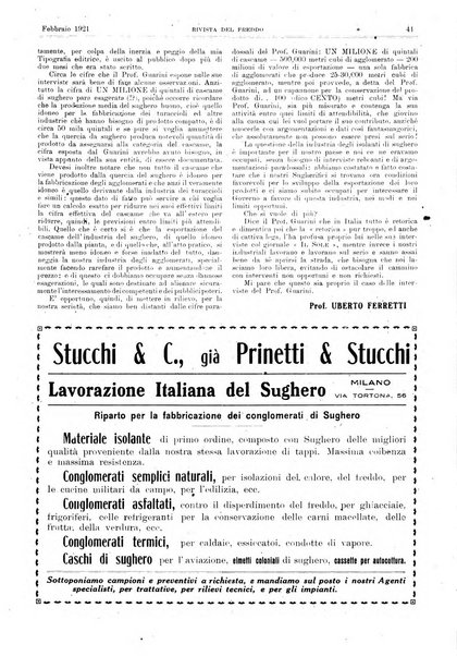 Rivista del freddo periodico mensile illustrato tecnico, scientifico, economico, commerciale