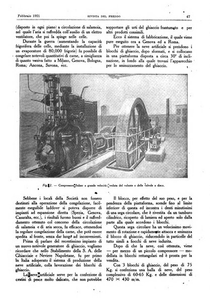 Rivista del freddo periodico mensile illustrato tecnico, scientifico, economico, commerciale