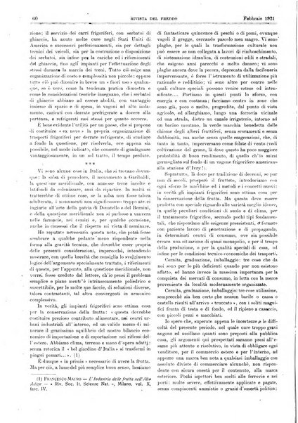 Rivista del freddo periodico mensile illustrato tecnico, scientifico, economico, commerciale