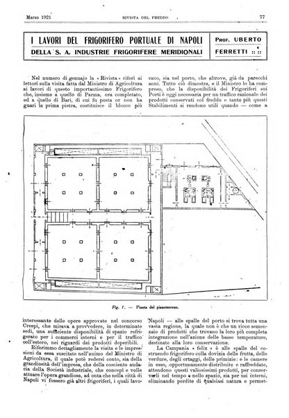 Rivista del freddo periodico mensile illustrato tecnico, scientifico, economico, commerciale