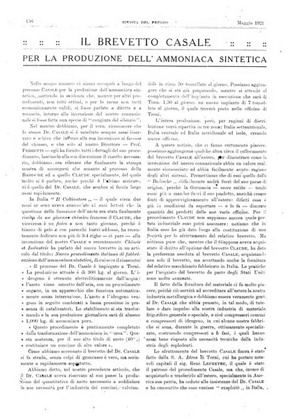 Rivista del freddo periodico mensile illustrato tecnico, scientifico, economico, commerciale