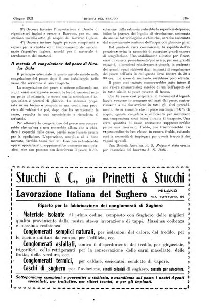 Rivista del freddo periodico mensile illustrato tecnico, scientifico, economico, commerciale