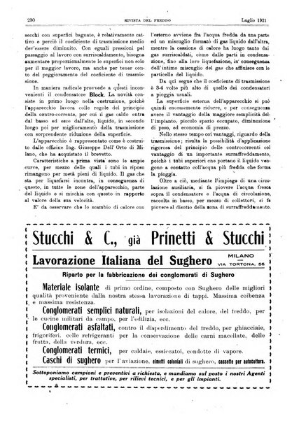 Rivista del freddo periodico mensile illustrato tecnico, scientifico, economico, commerciale