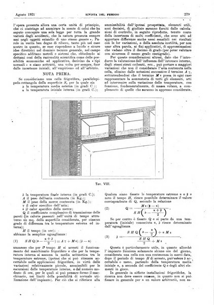 Rivista del freddo periodico mensile illustrato tecnico, scientifico, economico, commerciale