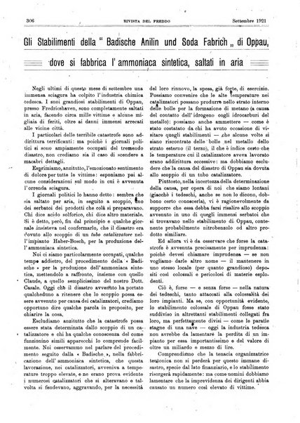 Rivista del freddo periodico mensile illustrato tecnico, scientifico, economico, commerciale