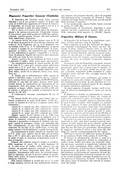 Rivista del freddo periodico mensile illustrato tecnico, scientifico, economico, commerciale