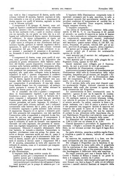 Rivista del freddo periodico mensile illustrato tecnico, scientifico, economico, commerciale