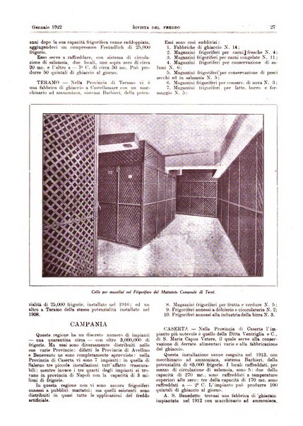 Rivista del freddo periodico mensile illustrato tecnico, scientifico, economico, commerciale