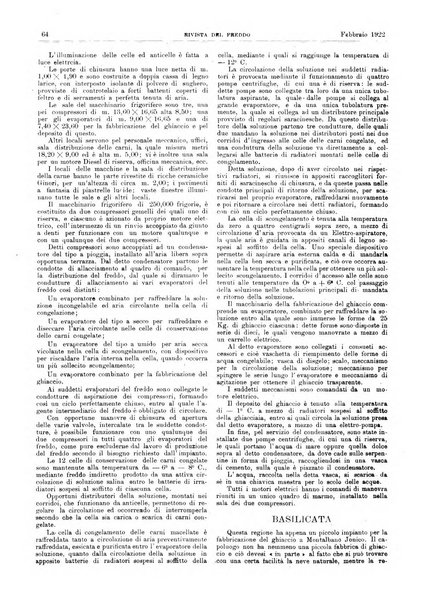 Rivista del freddo periodico mensile illustrato tecnico, scientifico, economico, commerciale