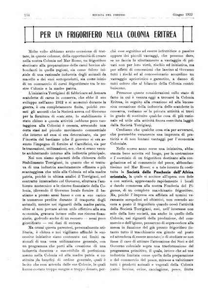 Rivista del freddo periodico mensile illustrato tecnico, scientifico, economico, commerciale