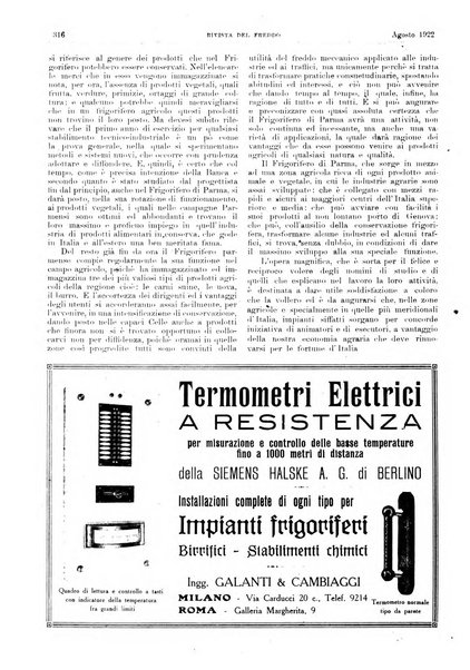 Rivista del freddo periodico mensile illustrato tecnico, scientifico, economico, commerciale