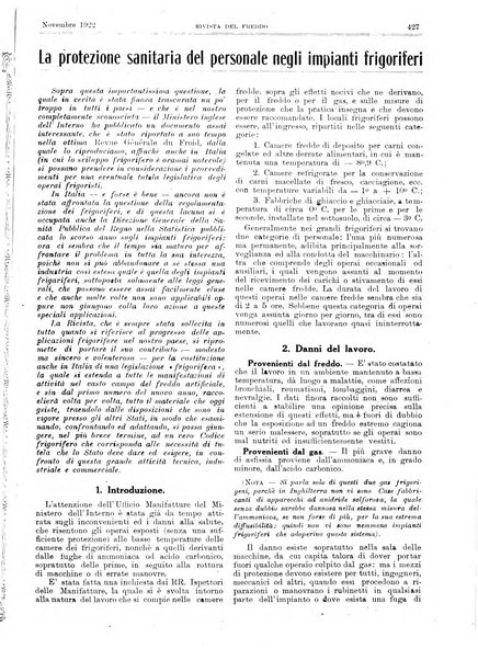 Rivista del freddo periodico mensile illustrato tecnico, scientifico, economico, commerciale