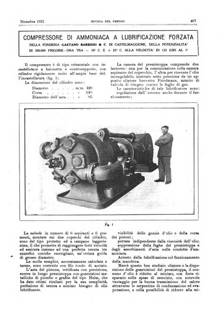 Rivista del freddo periodico mensile illustrato tecnico, scientifico, economico, commerciale