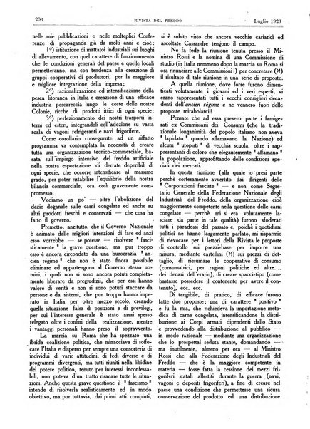 Rivista del freddo periodico mensile illustrato tecnico, scientifico, economico, commerciale