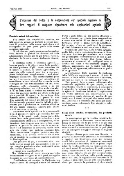 Rivista del freddo periodico mensile illustrato tecnico, scientifico, economico, commerciale