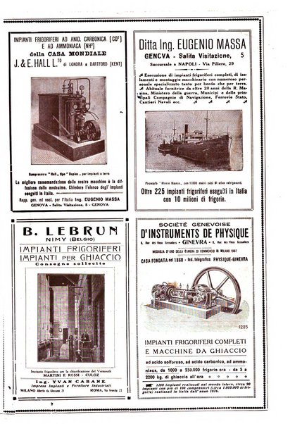 Rivista del freddo periodico mensile illustrato tecnico, scientifico, economico, commerciale