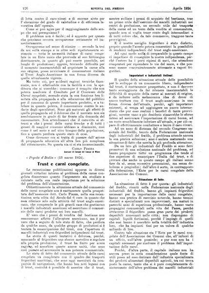 Rivista del freddo periodico mensile illustrato tecnico, scientifico, economico, commerciale