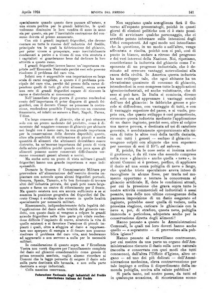 Rivista del freddo periodico mensile illustrato tecnico, scientifico, economico, commerciale