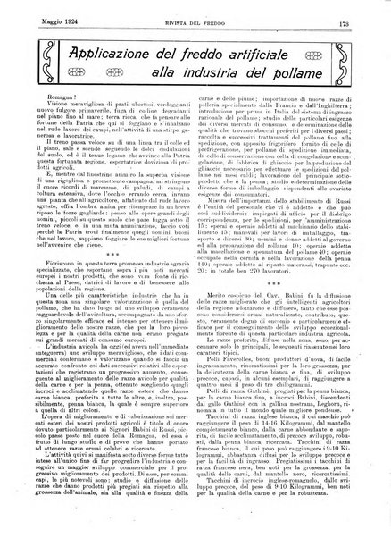 Rivista del freddo periodico mensile illustrato tecnico, scientifico, economico, commerciale