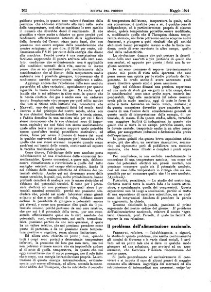 Rivista del freddo periodico mensile illustrato tecnico, scientifico, economico, commerciale