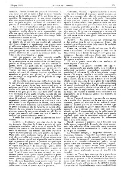 Rivista del freddo periodico mensile illustrato tecnico, scientifico, economico, commerciale