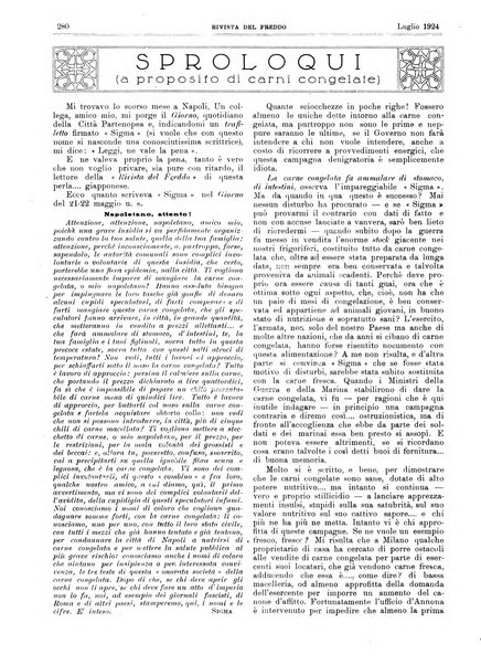 Rivista del freddo periodico mensile illustrato tecnico, scientifico, economico, commerciale