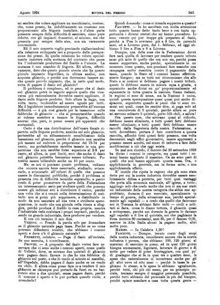 Rivista del freddo periodico mensile illustrato tecnico, scientifico, economico, commerciale