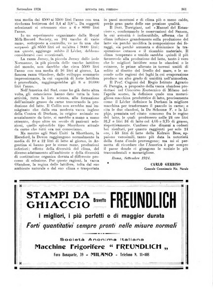 Rivista del freddo periodico mensile illustrato tecnico, scientifico, economico, commerciale