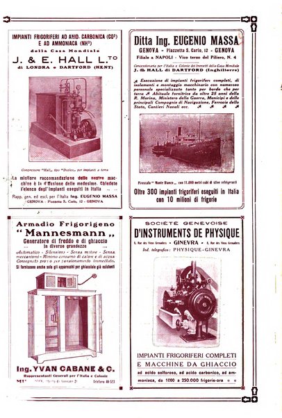 Rivista del freddo periodico mensile illustrato tecnico, scientifico, economico, commerciale