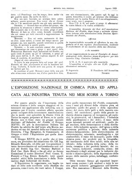 Rivista del freddo periodico mensile illustrato tecnico, scientifico, economico, commerciale