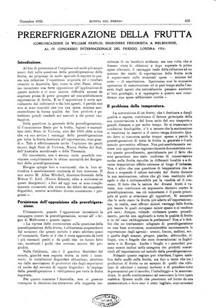 Rivista del freddo periodico mensile illustrato tecnico, scientifico, economico, commerciale