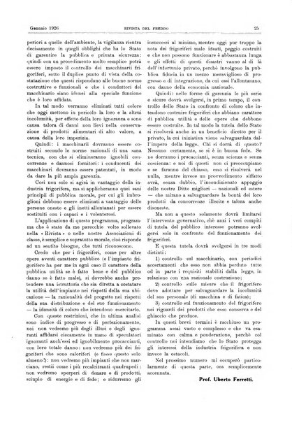 Rivista del freddo periodico mensile illustrato tecnico, scientifico, economico, commerciale