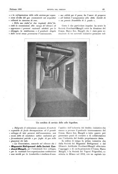 Rivista del freddo periodico mensile illustrato tecnico, scientifico, economico, commerciale