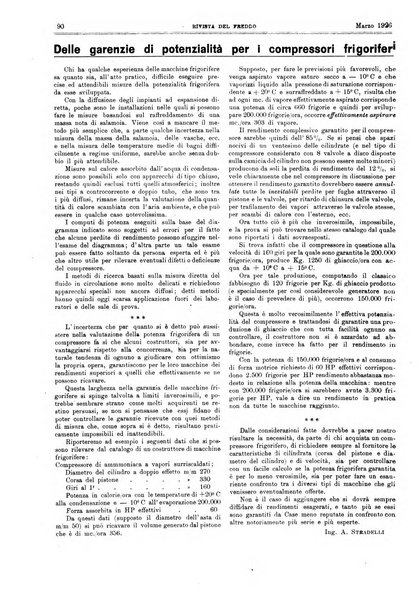 Rivista del freddo periodico mensile illustrato tecnico, scientifico, economico, commerciale