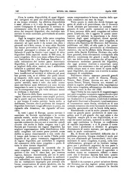 Rivista del freddo periodico mensile illustrato tecnico, scientifico, economico, commerciale