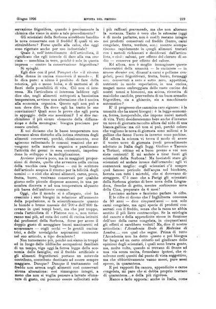 Rivista del freddo periodico mensile illustrato tecnico, scientifico, economico, commerciale