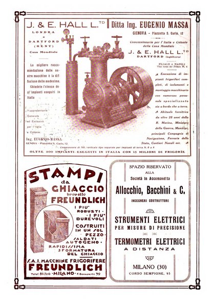 Rivista del freddo periodico mensile illustrato tecnico, scientifico, economico, commerciale