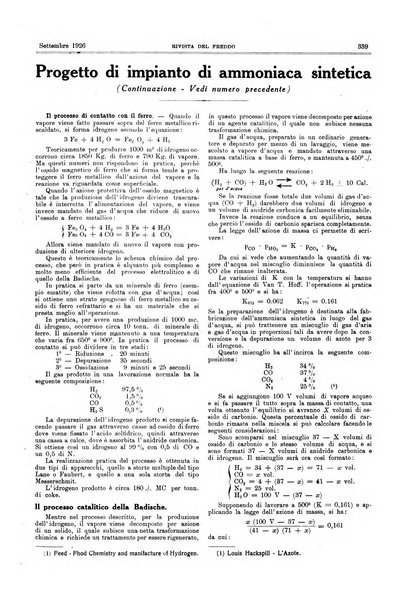 Rivista del freddo periodico mensile illustrato tecnico, scientifico, economico, commerciale