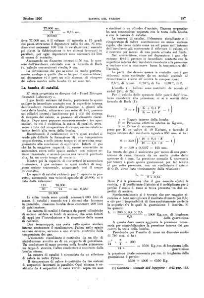 Rivista del freddo periodico mensile illustrato tecnico, scientifico, economico, commerciale