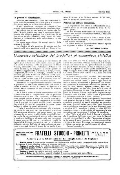 Rivista del freddo periodico mensile illustrato tecnico, scientifico, economico, commerciale